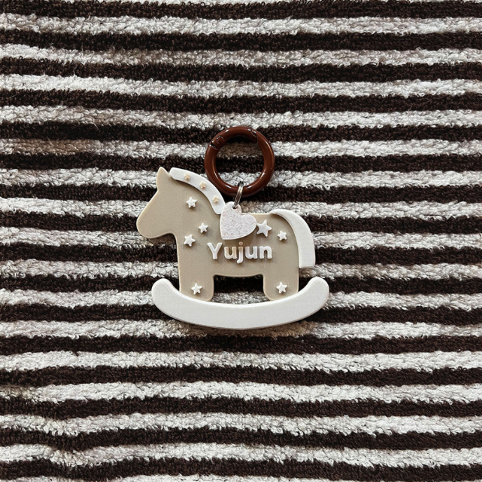 ※予約販売【studio.hoyo】Lucky Pony Name Tag