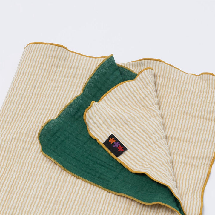 即納【azallea】Deep Green Double-side Blanket