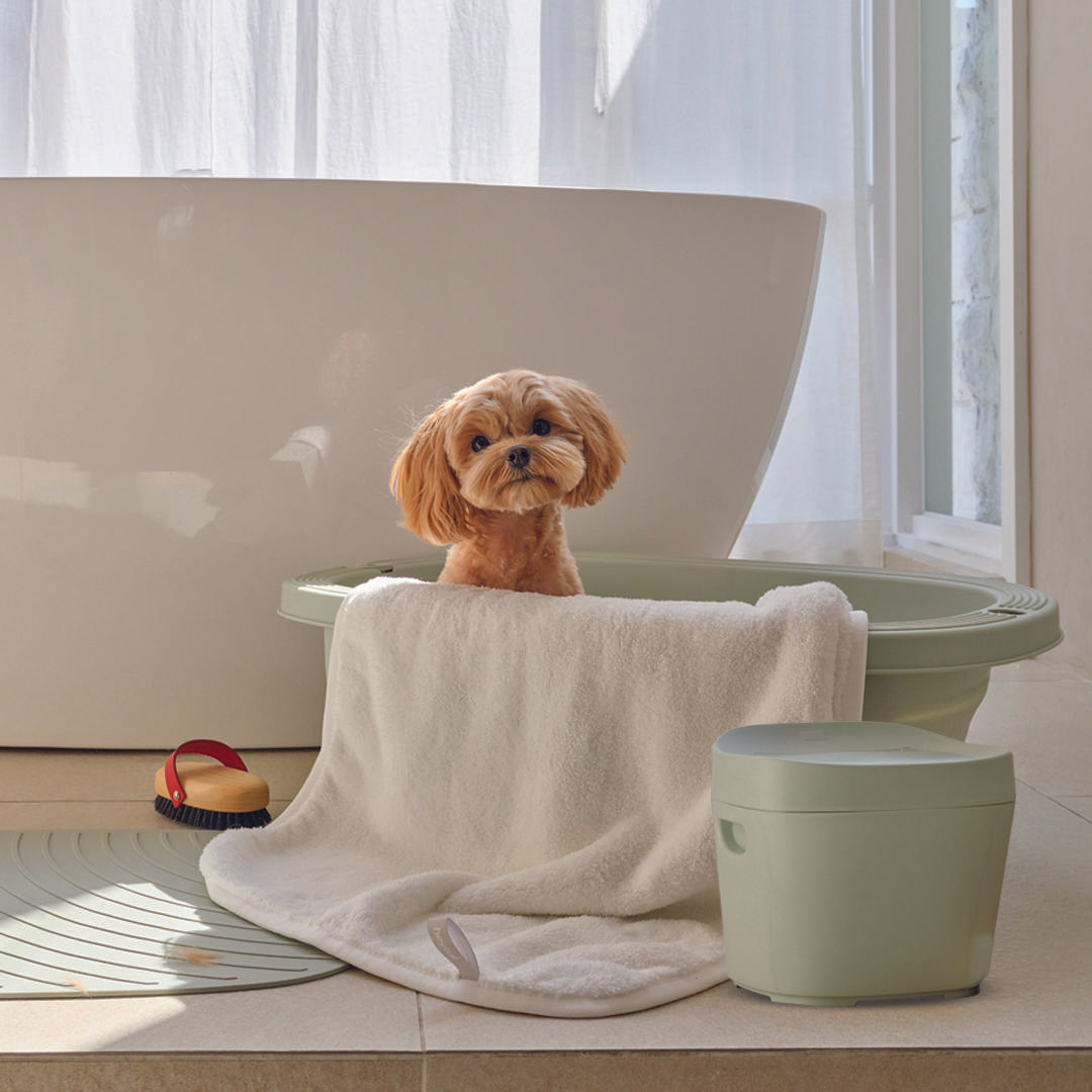 海外犬服 高品質なインポートのドッグウェア通販【heytail】2step Foldable Bath Tub URBAN DOG TOKYO