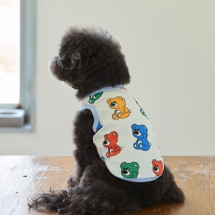※予約販売【andblank】ICONIC Joy Bear Sleeveless（Rainbow）