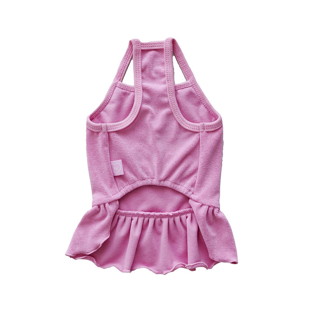 即納【noonoosoom】Lovely terry dress