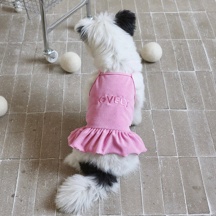 即納【noonoosoom】Lovely terry dress
