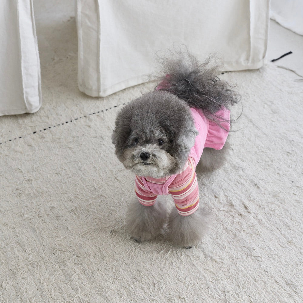即納【noonoosoom】Lovely terry dress