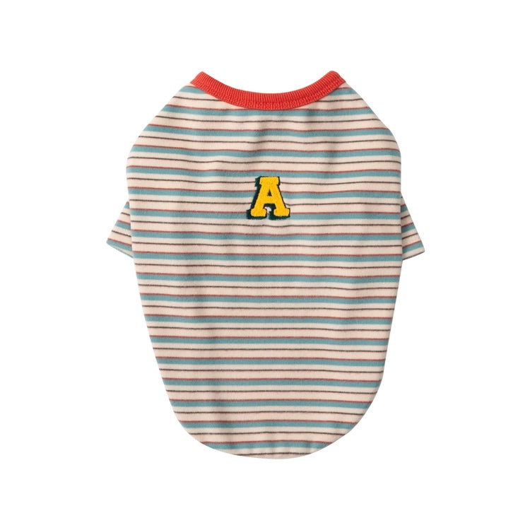 ※予約販売【andblank】A Stitch SoftWarm Stripe Short Sleeve（Ecru）