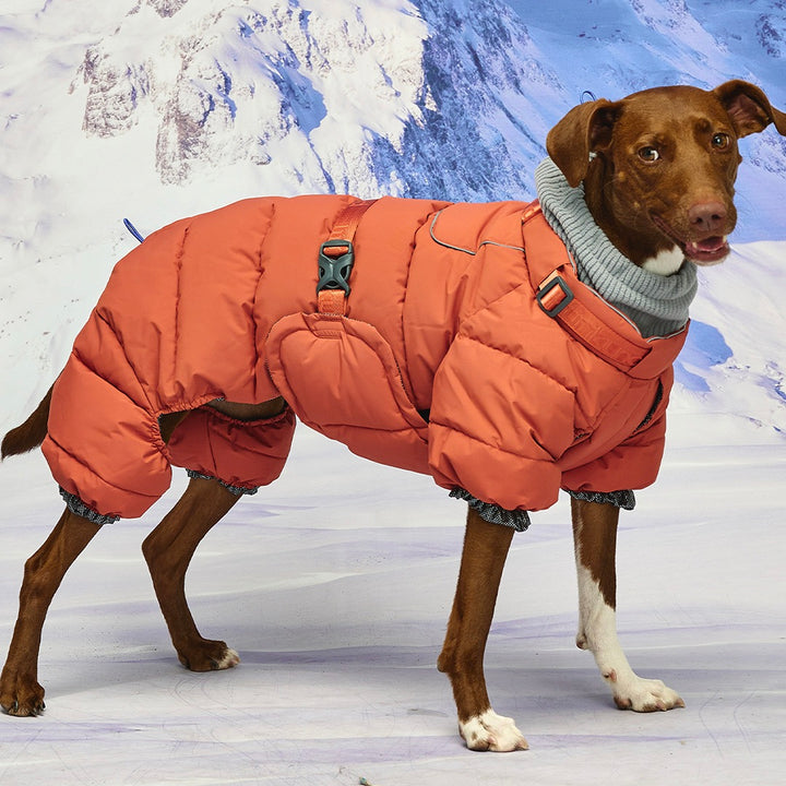 ※予約販売【munikund】Thermal Up Padding Air 2 Overall -（Clay Brick）