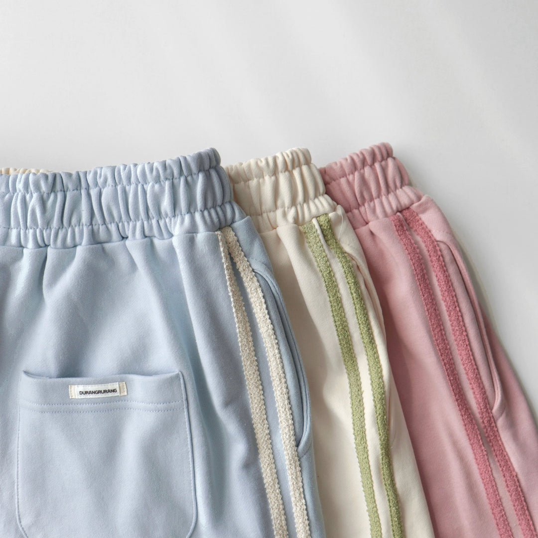 即納【DURANG RURANG】Ribbon Track Jogger Pants（3color）
