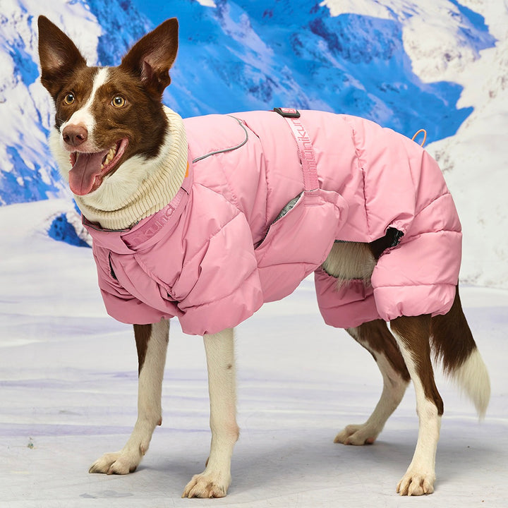 ※予約販売【munikund】Thermal Up Padding Air 2 Overall -（Dusty Pink）