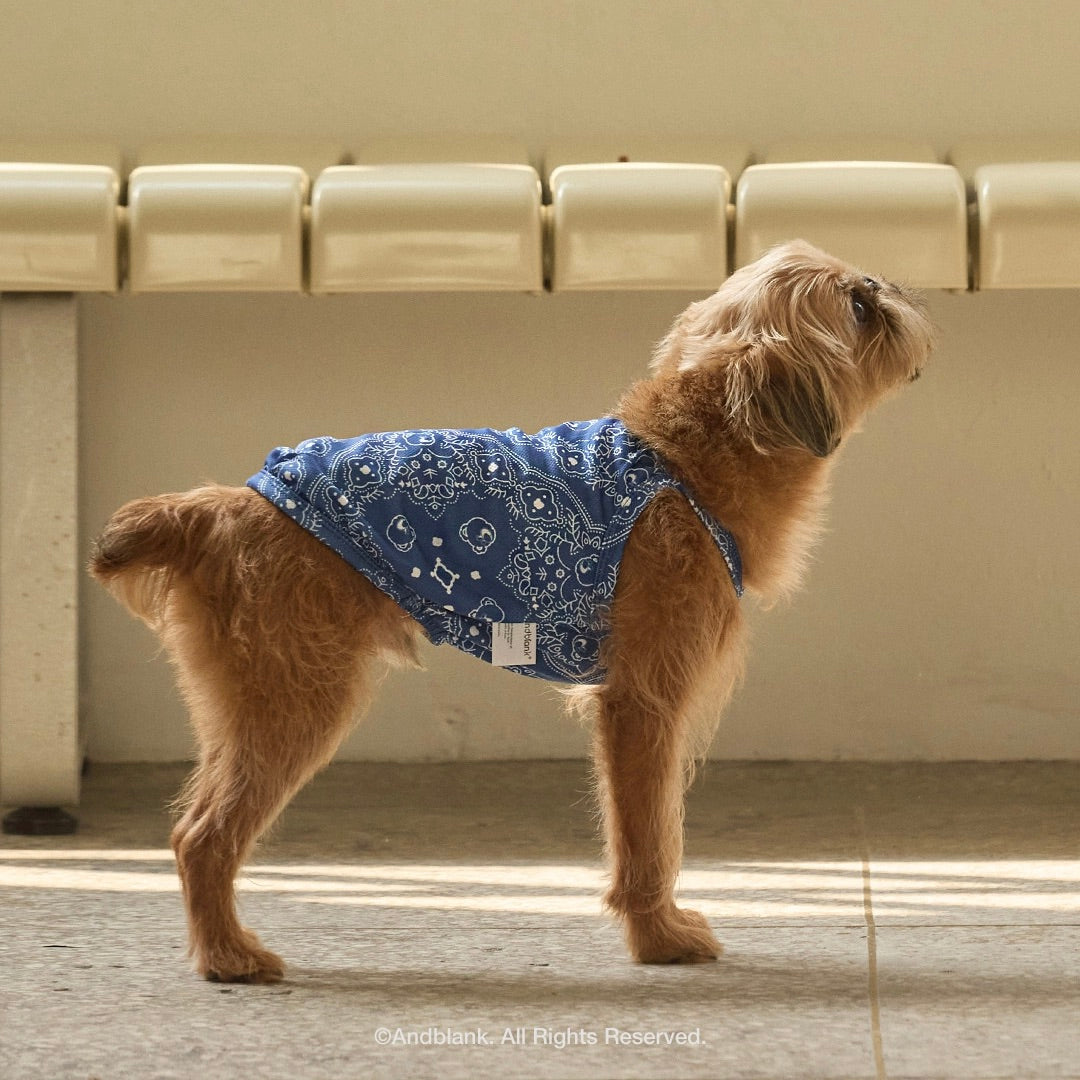 即納【andblank】Joy Bear Bandana Bug Guard Cooling Sleeveless
