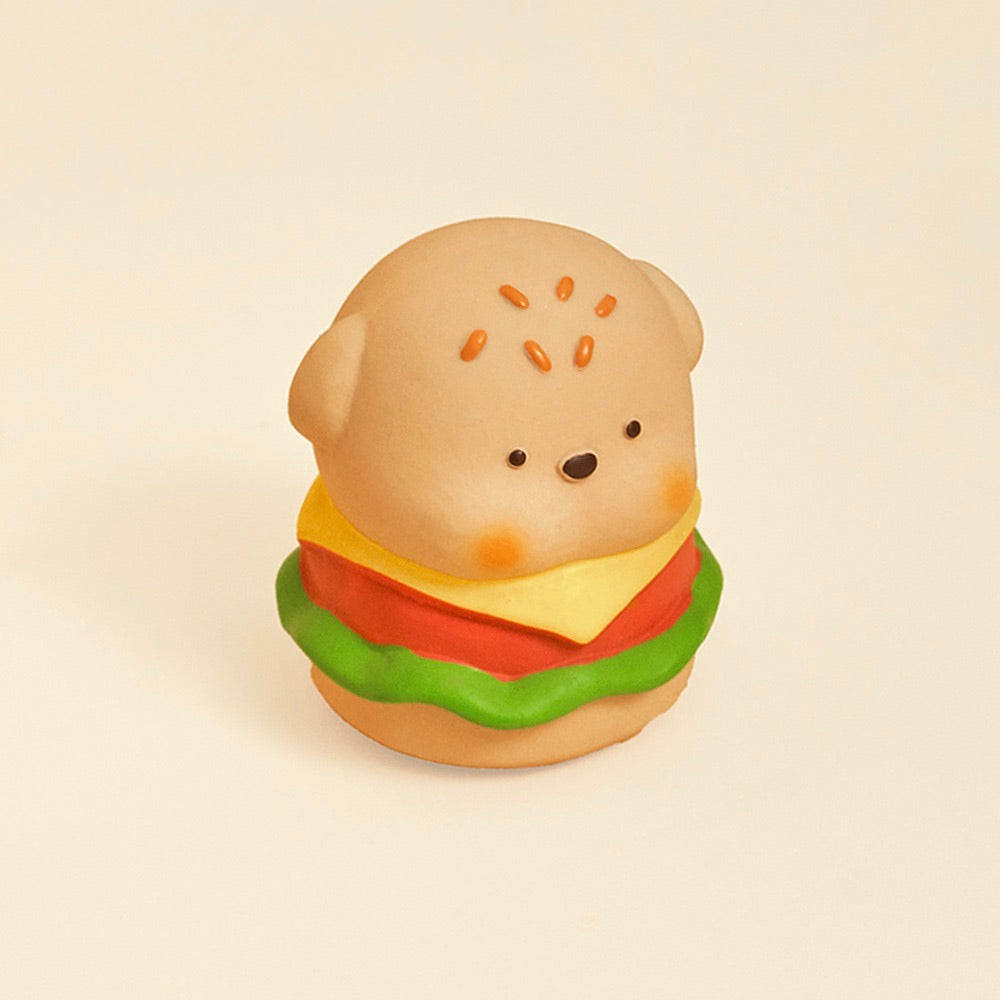 即納【meaningless】Dog Burger Latex Toy