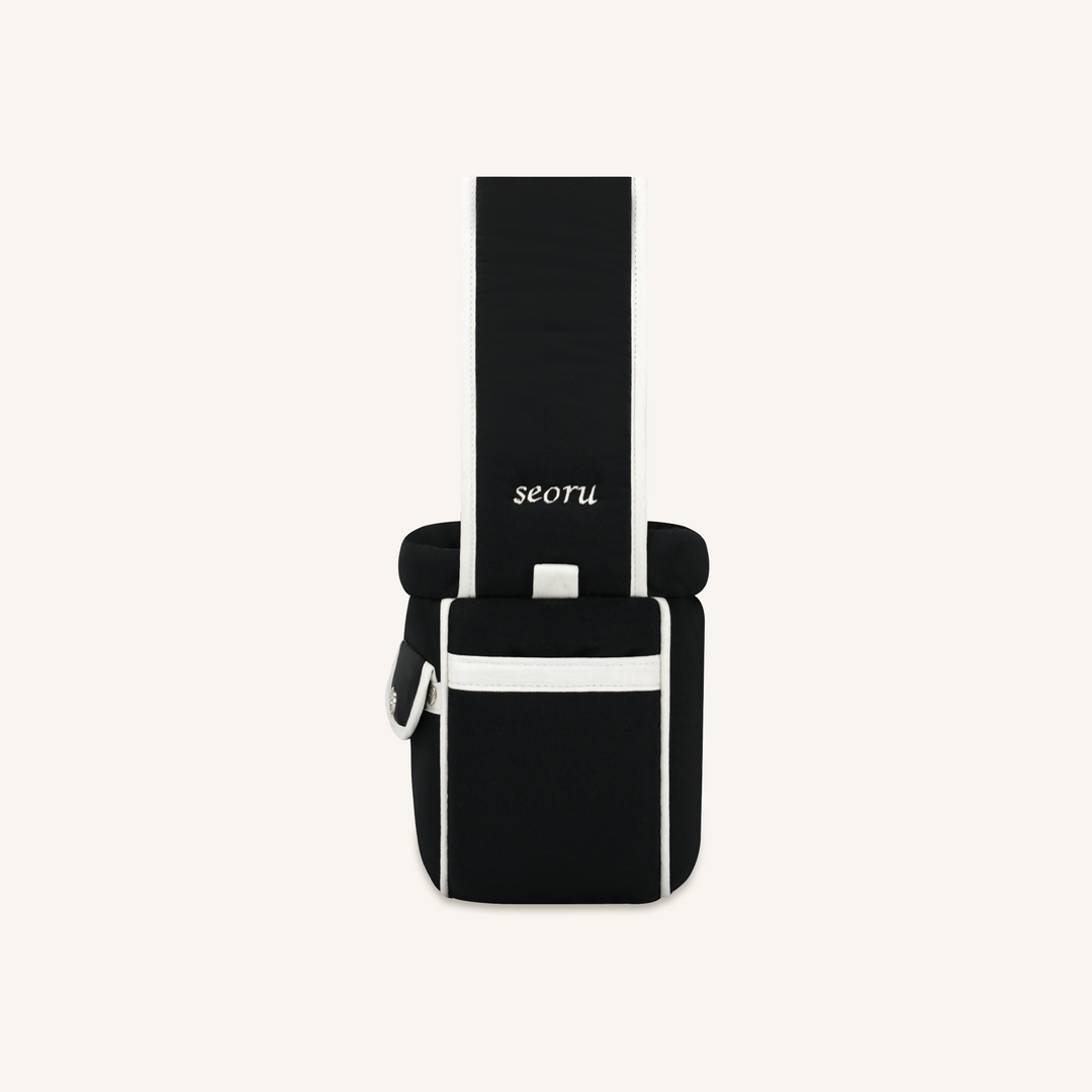 ※予約販売【seoru】Pocket Valentine Bag（Black）｜犬用バッグ