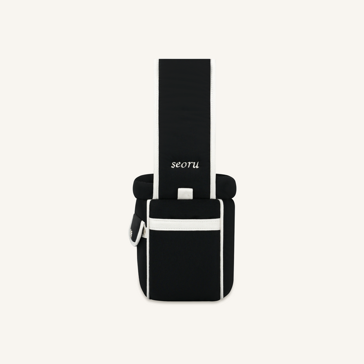 ※予約販売【seoru】Pocket Valentine Bag（Black）｜犬用バッグ