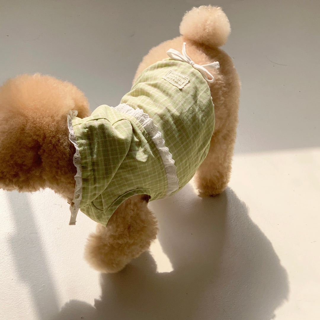 ※予約販売【DURANG RURANG】Airy Cotton Hooded Shirt（Lime Green）