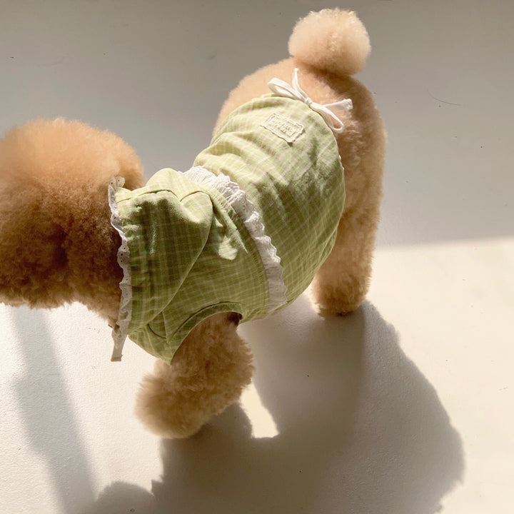 ※予約販売【DURANG RURANG】Airy Cotton Hooded Shirt（Lime Green）