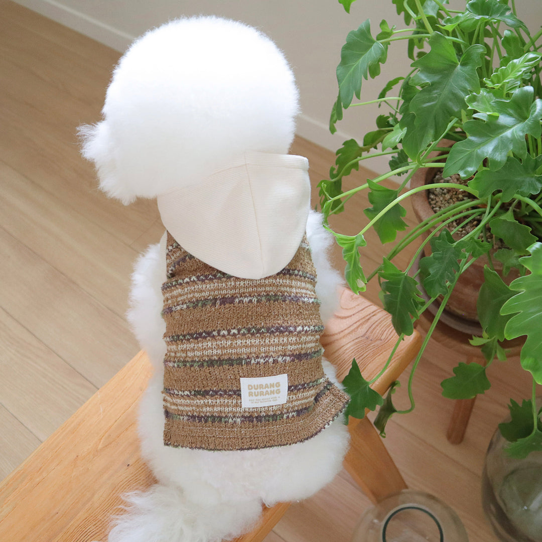 ※予約販売【DURANG RURANG】Snow Boucle Knit（Oat Meal）