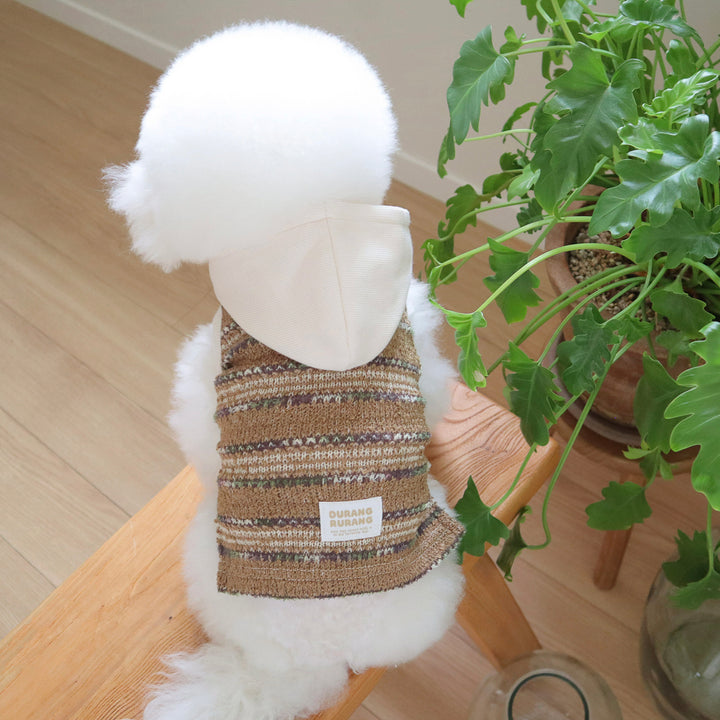 ※予約販売【DURANG RURANG】Snow Boucle Knit（Oat Meal）