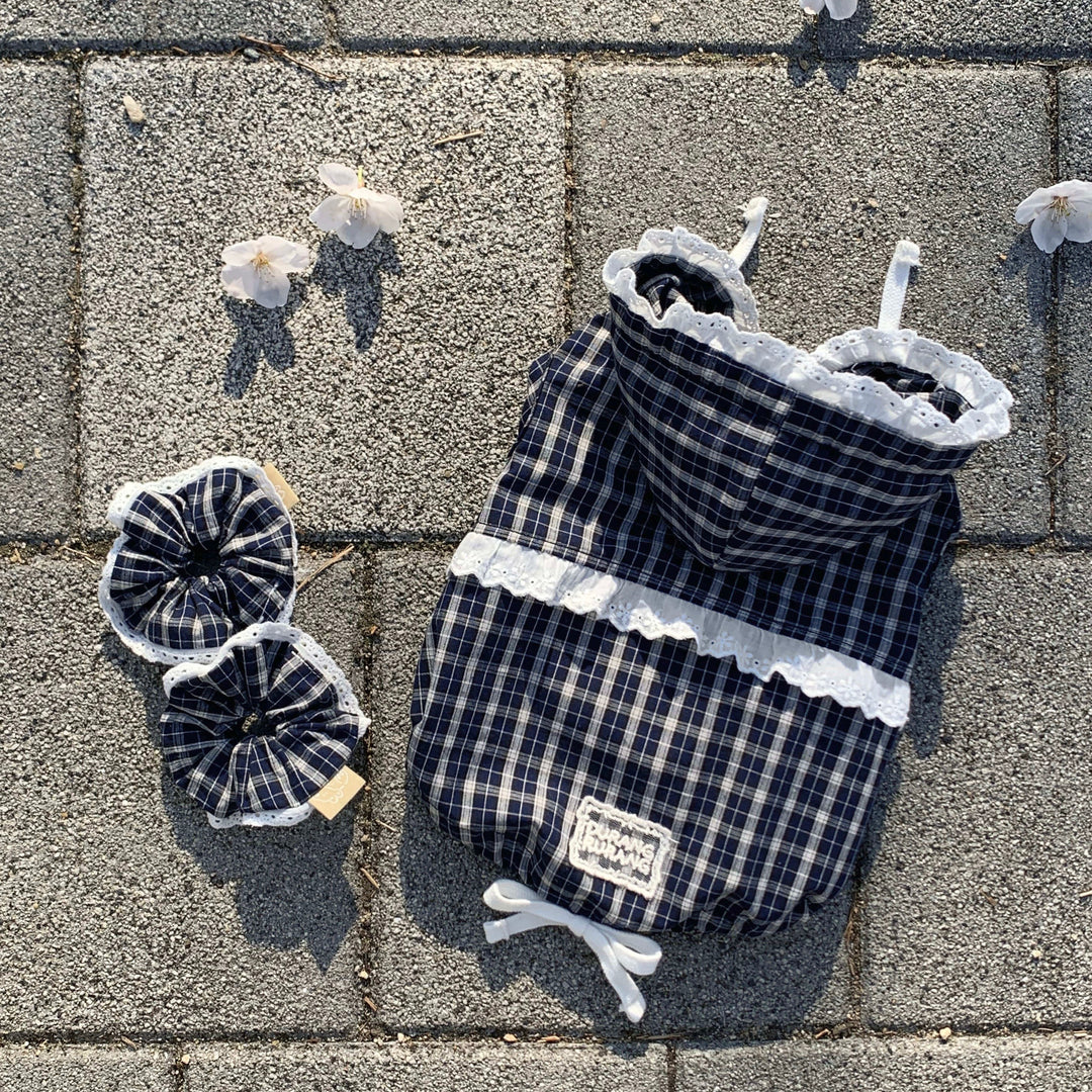 ※予約販売【DURANG RURANG】Check Scrunchies