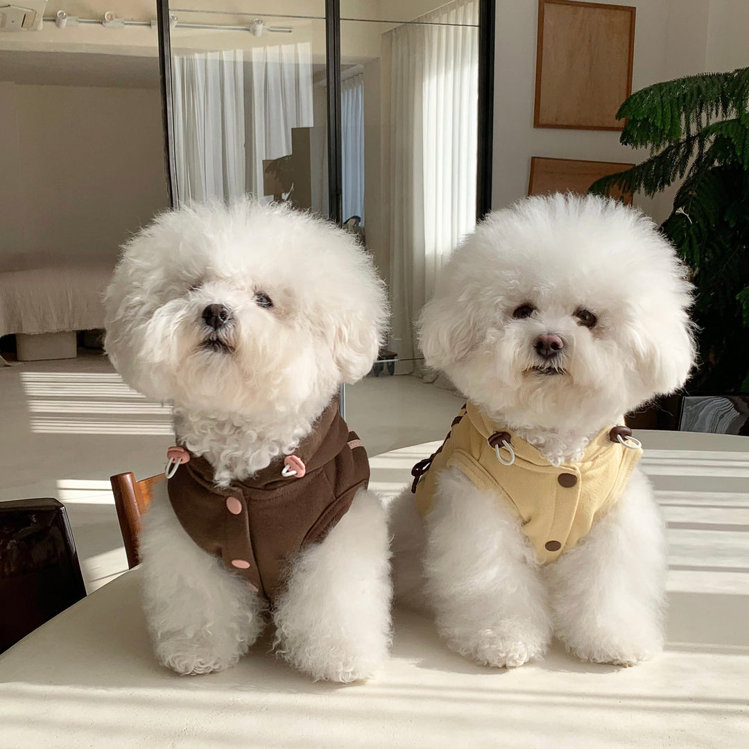 ※予約販売【DURANG RURANG】Ribbon Hoodie Jacket（Choco Brown）