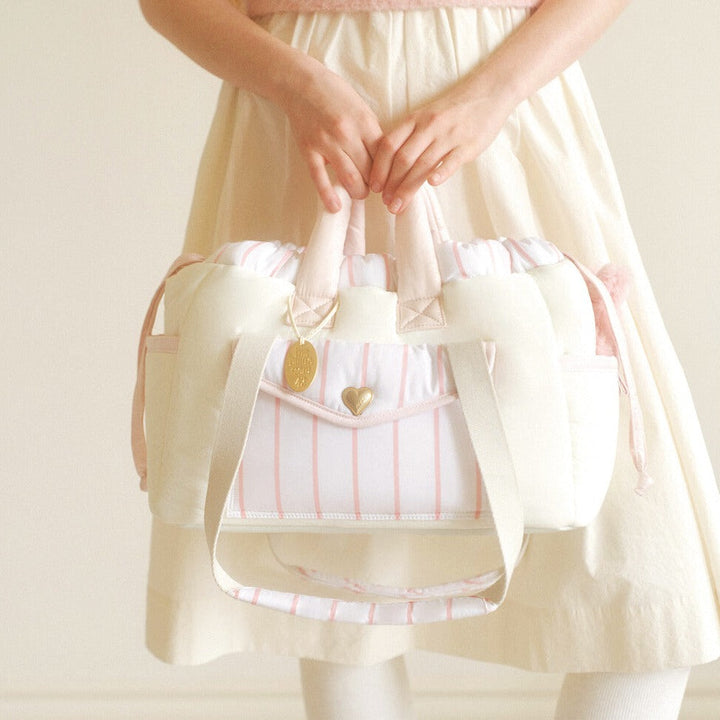 ※予約販売【seoru】Letter bag set（pink）