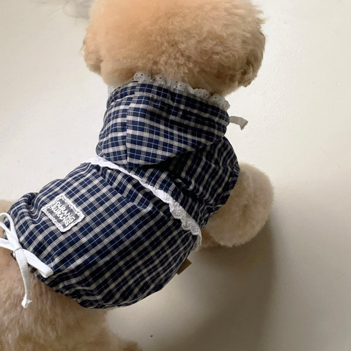 ※予約販売【DURANG RURANG】Airy Cotton Hooded Shirt（Navy）