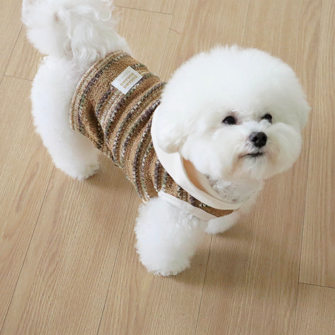 ※予約販売【DURANG RURANG】Snow Boucle Knit（Oat Meal）