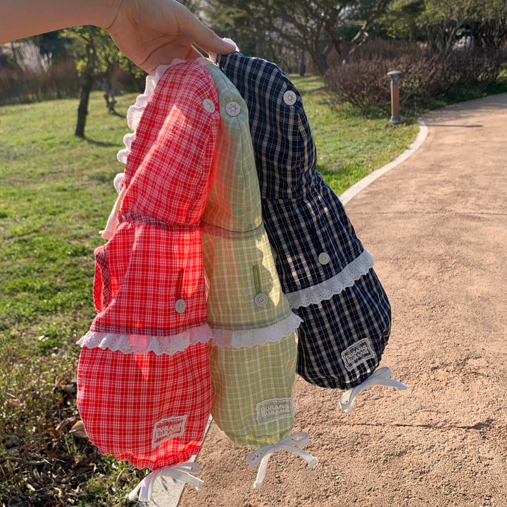 ※予約販売【DURANG RURANG】Airy Cotton Hooded Shirt（Lime Green）