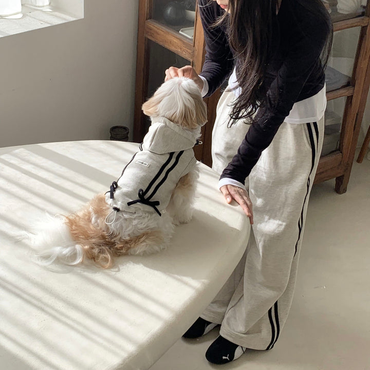 ※予約販売【DURANG RURANG】Ribbon Track Jogger Pants（4Color）