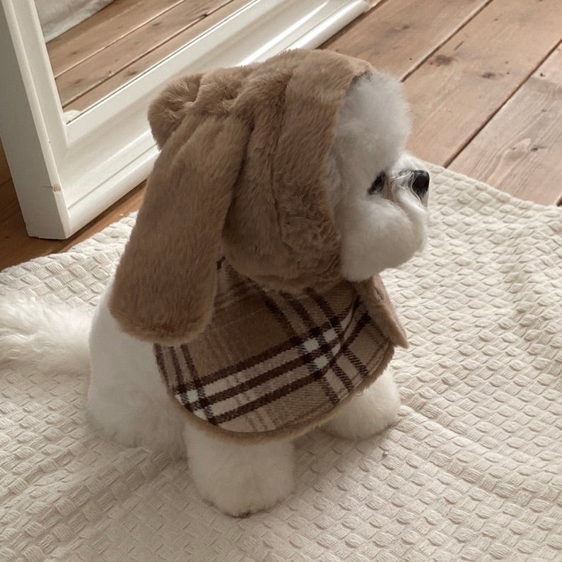 ※予約販売【Hi Yeboo】Audrey Bunny Cape（Beige）