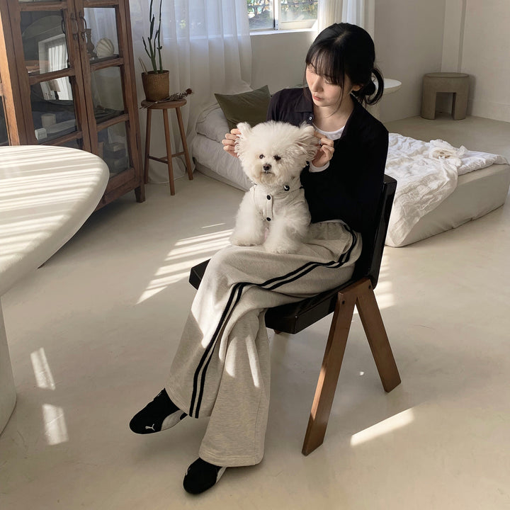 ※予約販売【DURANG RURANG】Ribbon Track Jogger Pants（4Color）