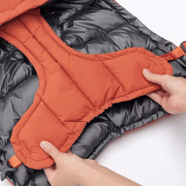 ※予約販売【munikund】Thermal Up Padding Air 2 Overall -（Clay Brick）