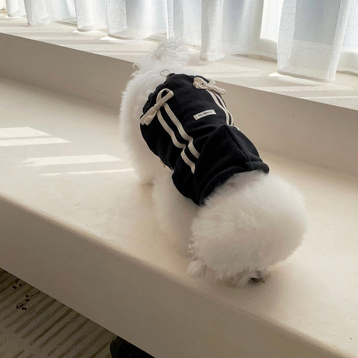 ※予約販売【DURANG RURANG】Ribbon Hoodie Jacket（Black）