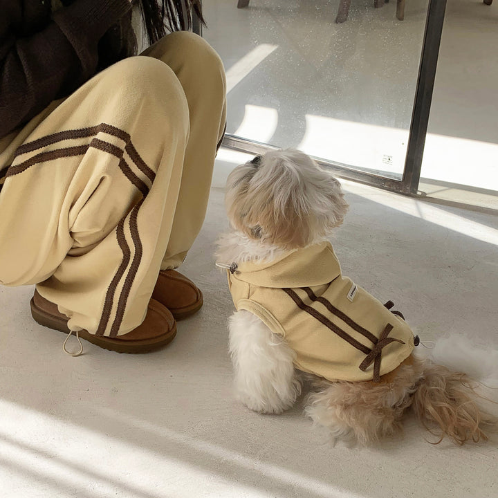 ※予約販売【DURANG RURANG】Ribbon Hoodie Jacket（Butter Yellow）