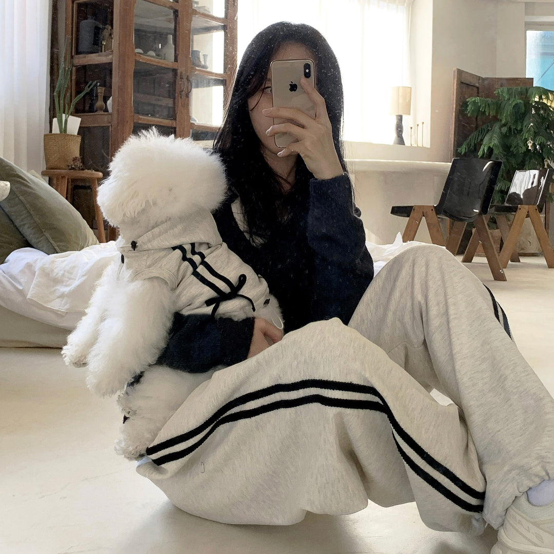 ※予約販売【DURANG RURANG】Ribbon Track Jogger Pants（4Color）