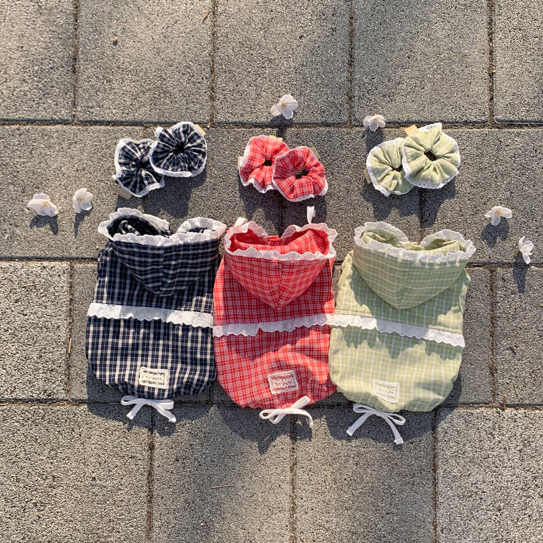 ※予約販売【DURANG RURANG】Check Scrunchies