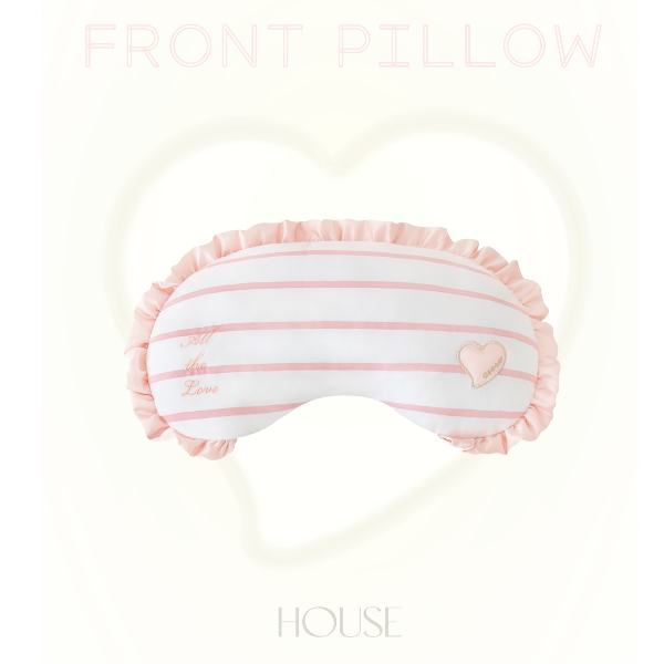 ※予約販売【seoru】house front pillow (pink)
