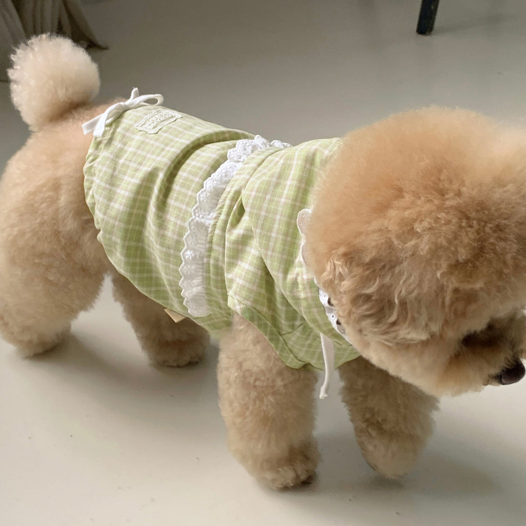 ※予約販売【DURANG RURANG】Airy Cotton Hooded Shirt（Lime Green）