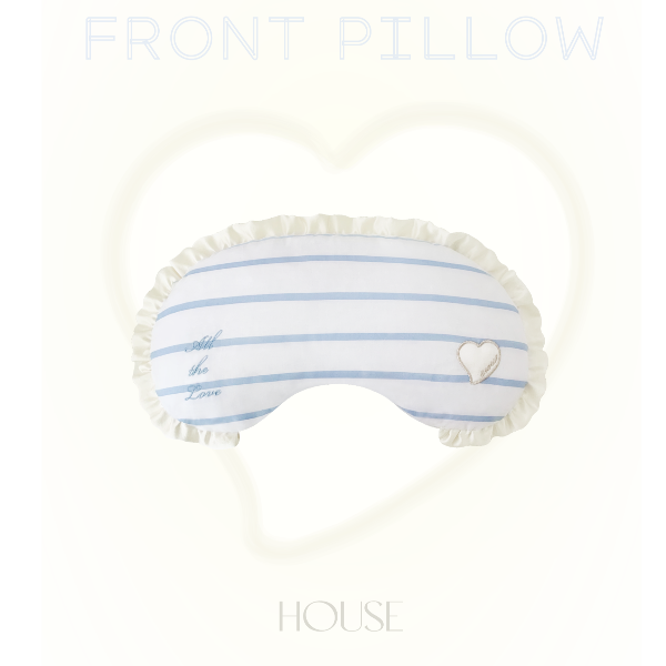 ※予約販売【seoru】House front pillow（Blue）