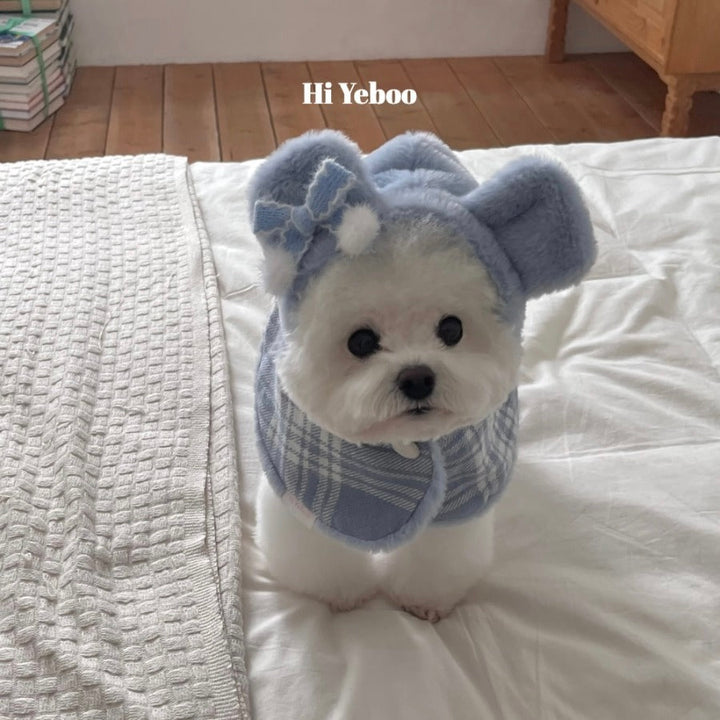 ※予約販売【Hi Yeboo】Amelie Bear Cape（Blue）