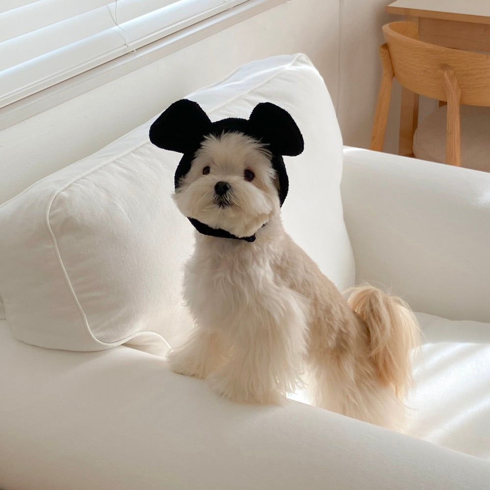 ※予約販売【OUNCE】Teddy Bear Vest & Bonnet（Black）