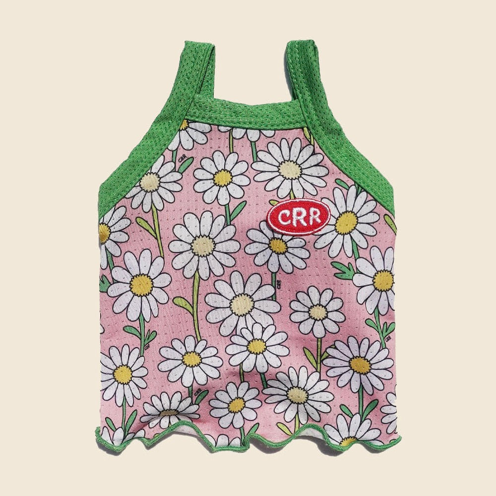 即納【CRR】Green Daisy Cool Strap Top