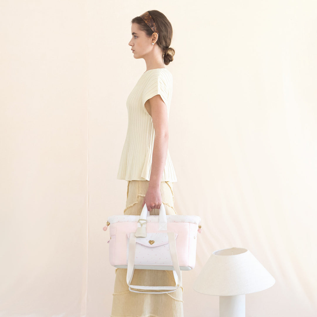 ※予約販売【seoru】Letter Bag [2nd drop]（Pink）｜犬用バッグ