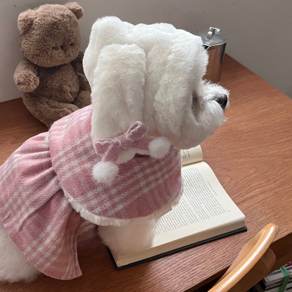 ※予約販売【Hi Yeboo】Audrey Bunny Cape（Pink）