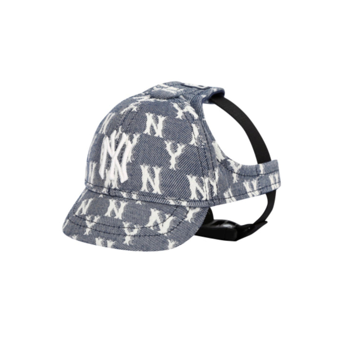即納【MLB KOREA】MLB monogram cap（Navy）