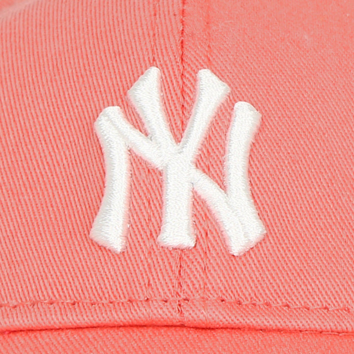 即納【MLB KOREA】MLB Basic Logo Cap（Coral）