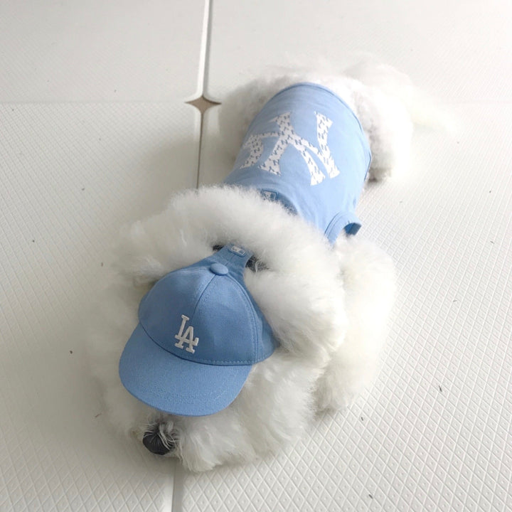 即納【MLB KOREA】MLB Basic Logo Cap（Sky Blue）