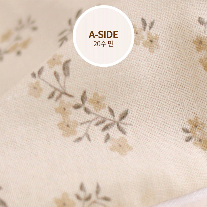 即納【GET BACK】Goose mat flower blanket（Cream latte）