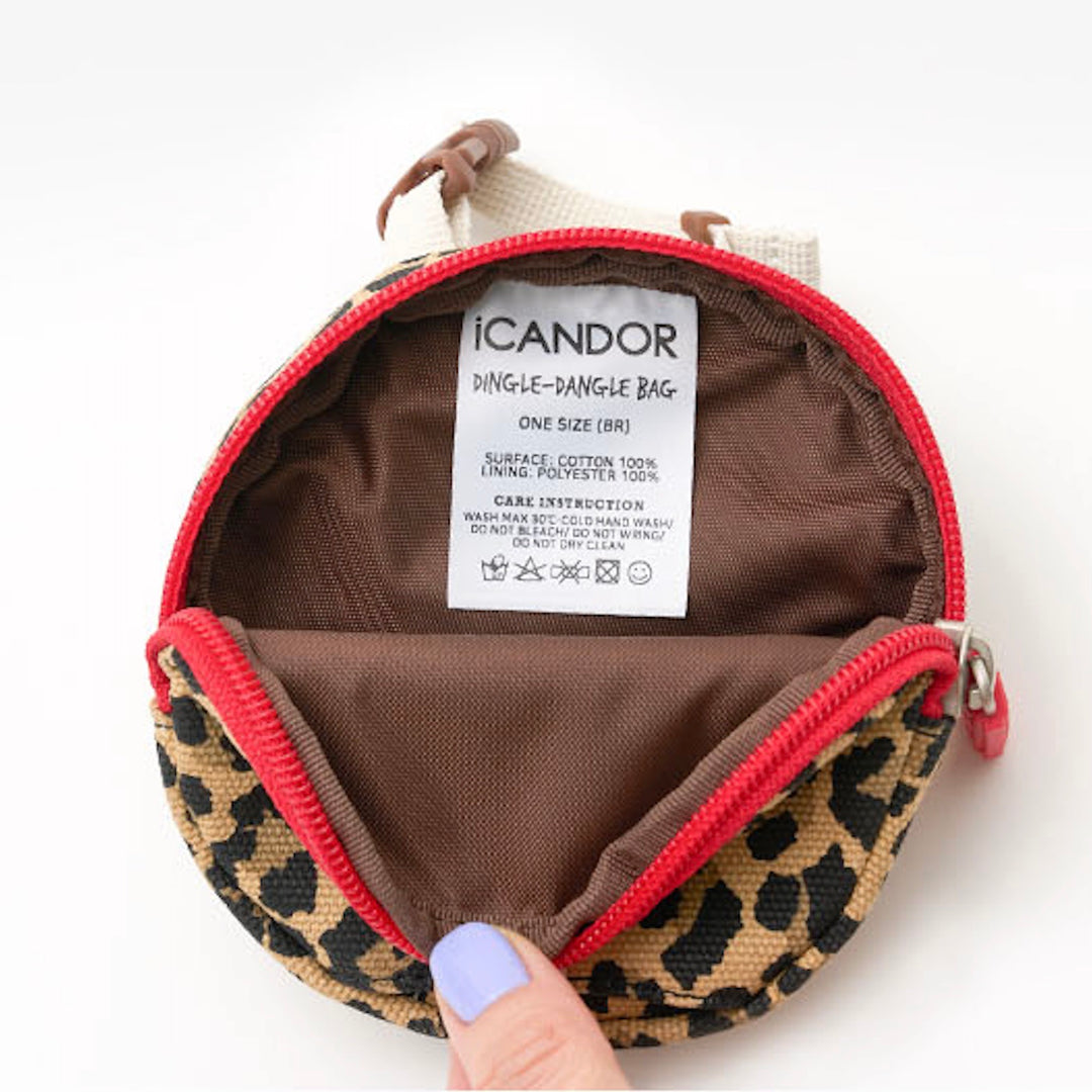 ※予約販売【iCANDOR】Dingle-Dangle bag（LEOPARD）