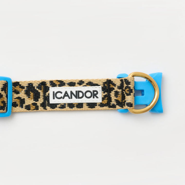 ※予約販売【iCANDOR】Gentle Collar Dual（LEOPARD）L
