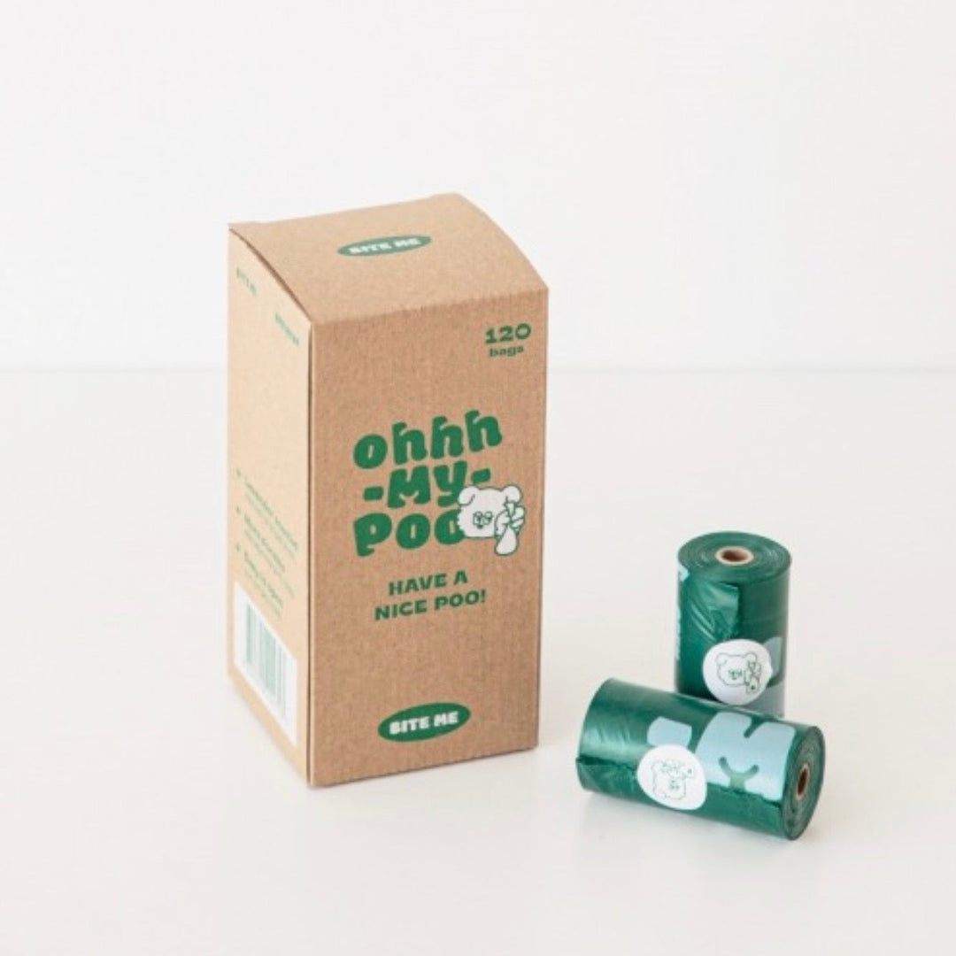 即納【BITE ME】Oxo-Bio degradable plastics poop bag - Ohhh my poo