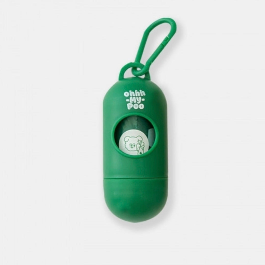 即納【BITE ME】Oxo-Bio degradable plastics poop bag & dispenser set - Ohhh my poo