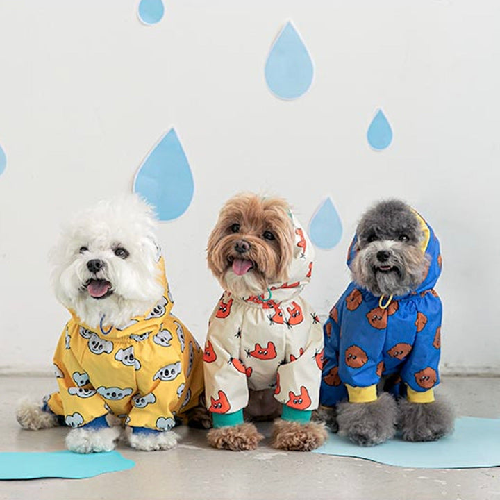 即納【BITE ME】All-In-One Rain Coat（Poodle）